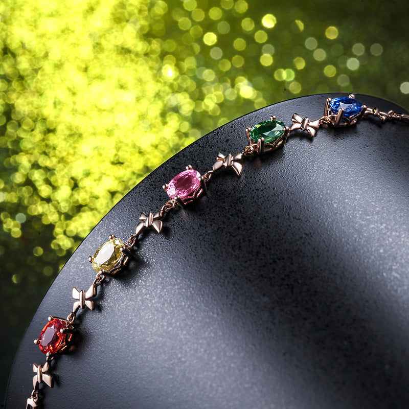 Multicolour Gemstone Bracelet