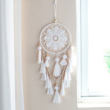 Indian Dreamcatcher Hanging Decor White