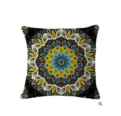 Mandala Cushion Cover Pillow Cover 8