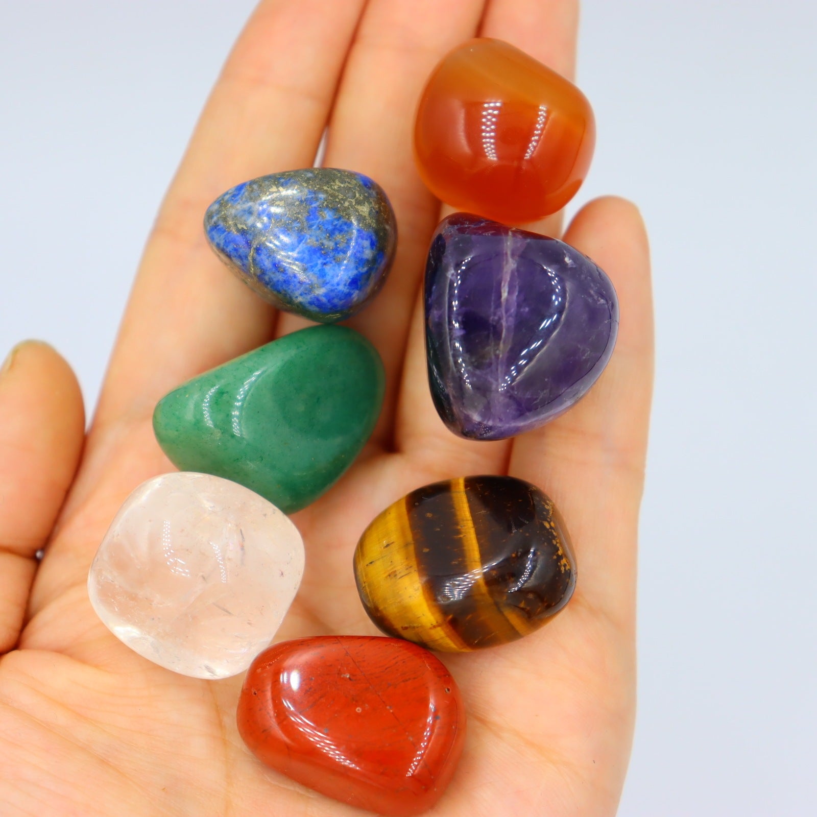 Seven Chakra Natural Stone Set