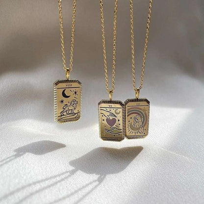 Tarot Power La Luna Gold Necklace