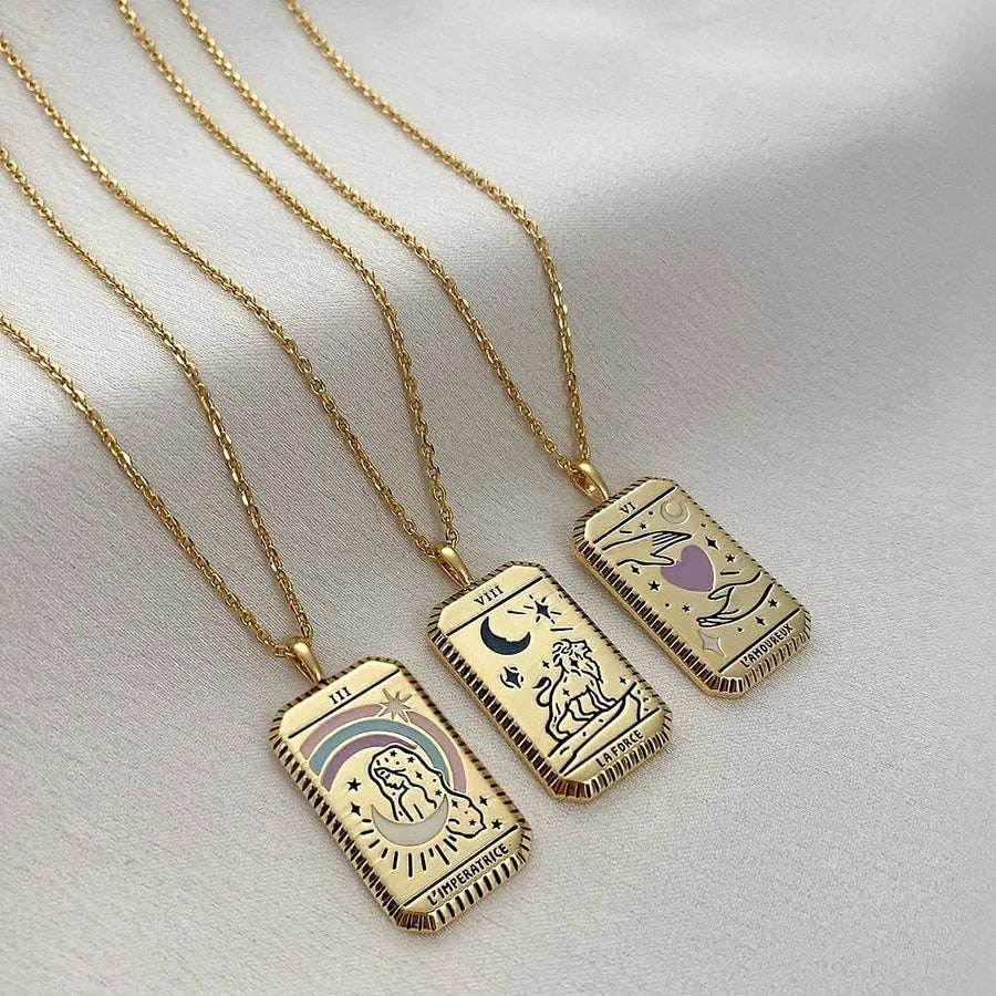 Tarot Power La Luna Gold Necklace