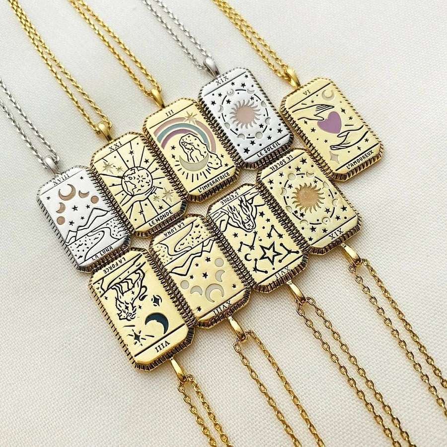 Tarot Power La Luna Gold Necklace