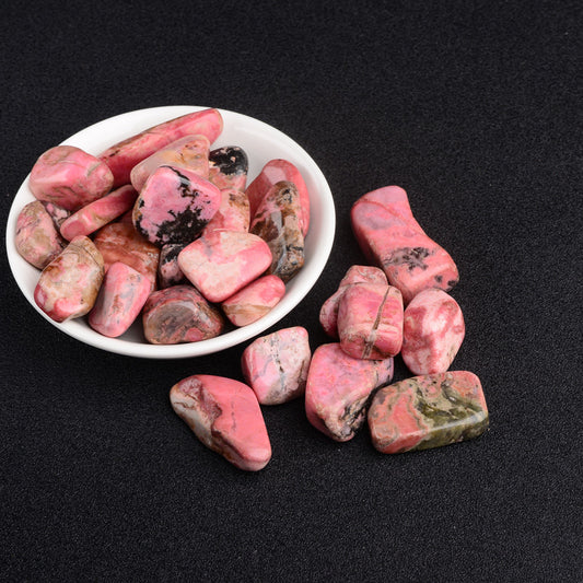 Natural Crystal Rhizome Crushed Stone Rose