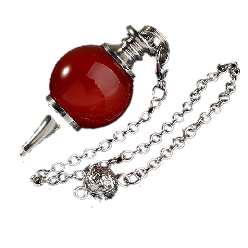 Crystal Ball Pendulum Red