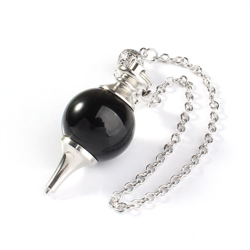 Crystal Ball Pendulum Black