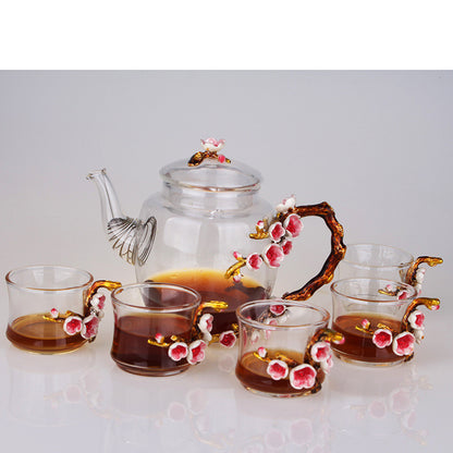 Crystal Glass Tea Set