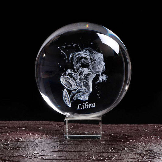 3D Constellation Crystal Sphere