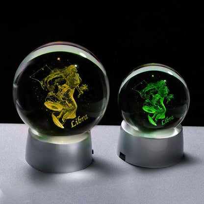 3D Constellation Crystal Sphere