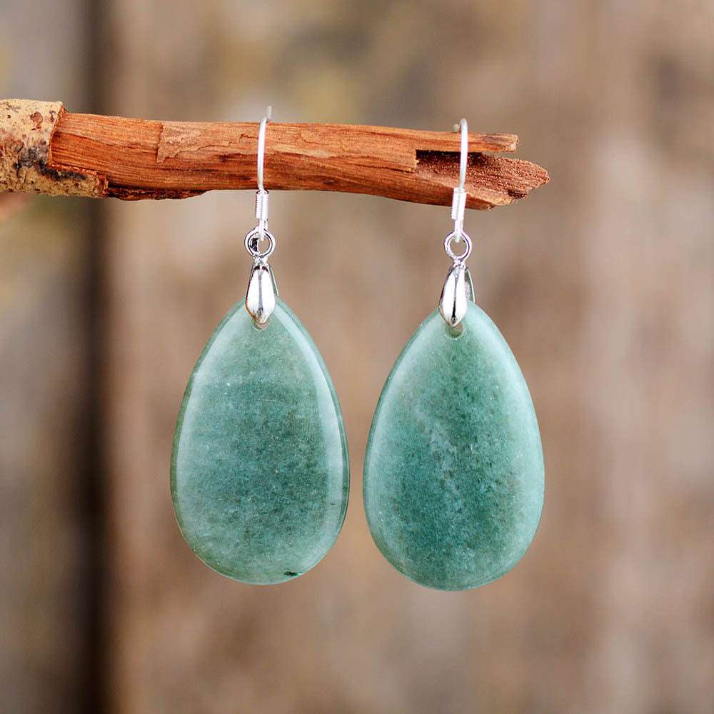 Teardrop Gemstone Earrings