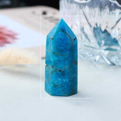 Blue Apatite Healing Tower Crystal