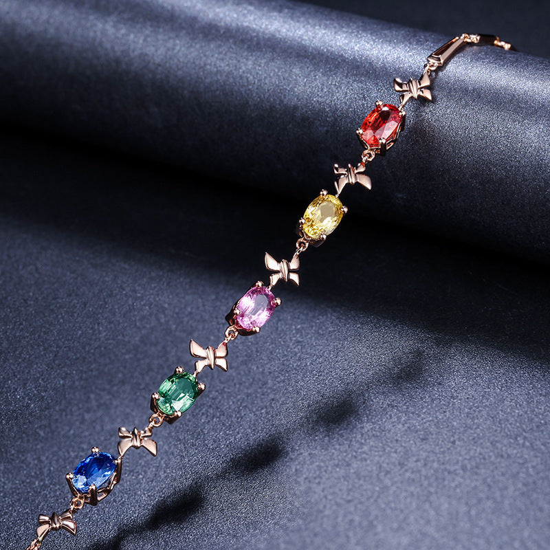 Multicolour Gemstone Bracelet