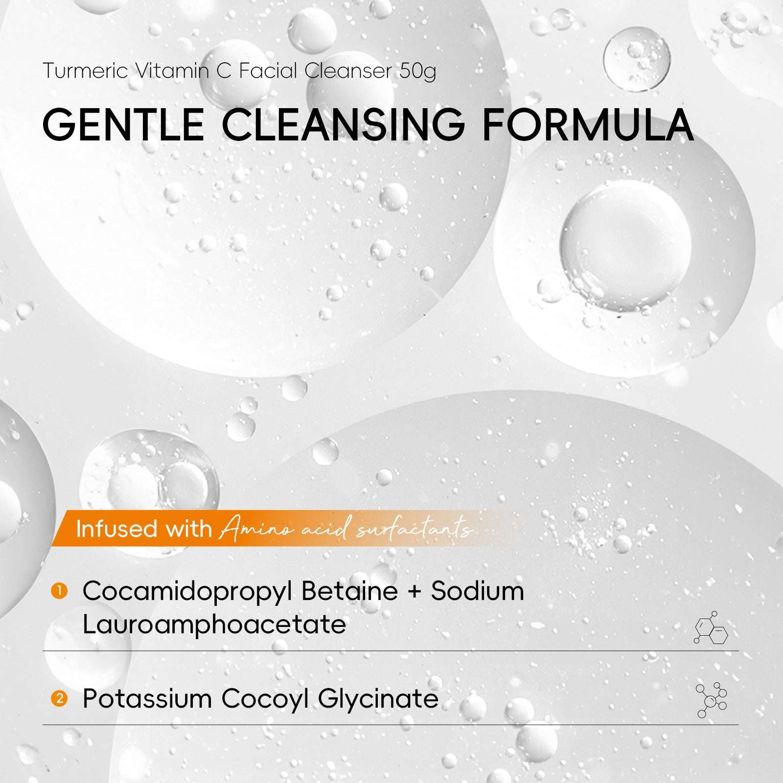 Turmeric Vitamin C Cleansing Facial Cleanser Hydrating