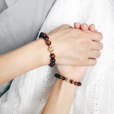 Pure Red Tiger Eye Bracelet