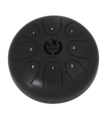 5.5" Steel Tongue Drum Black