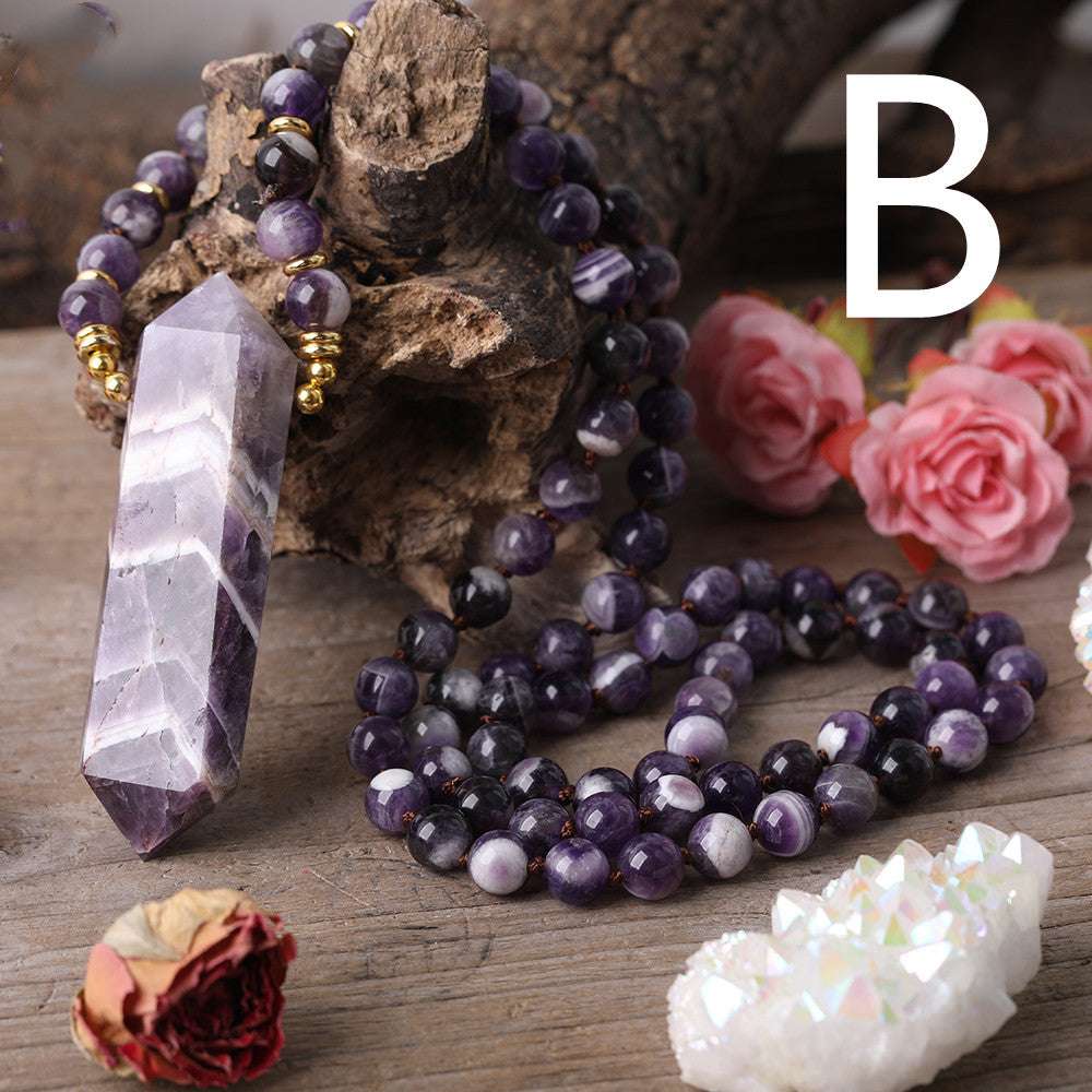 Natural Dream Amethyst Pendant B