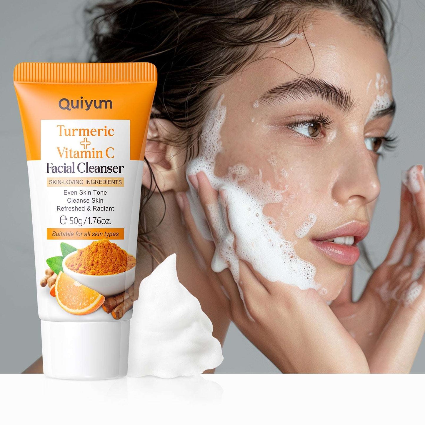 Turmeric Vitamin C Cleansing Facial Cleanser Hydrating