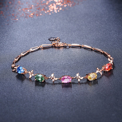 Multicolour Gemstone Bracelet Multicolor