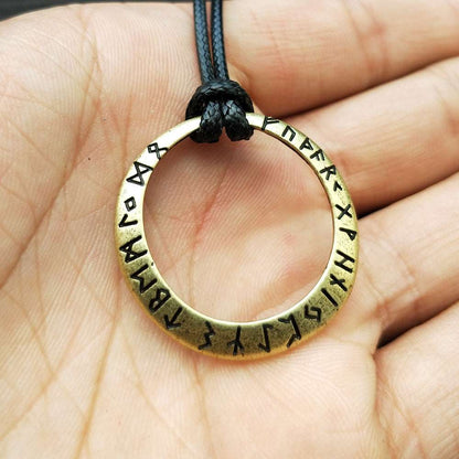 Elder Luna Rune Necklace Ancient bronze