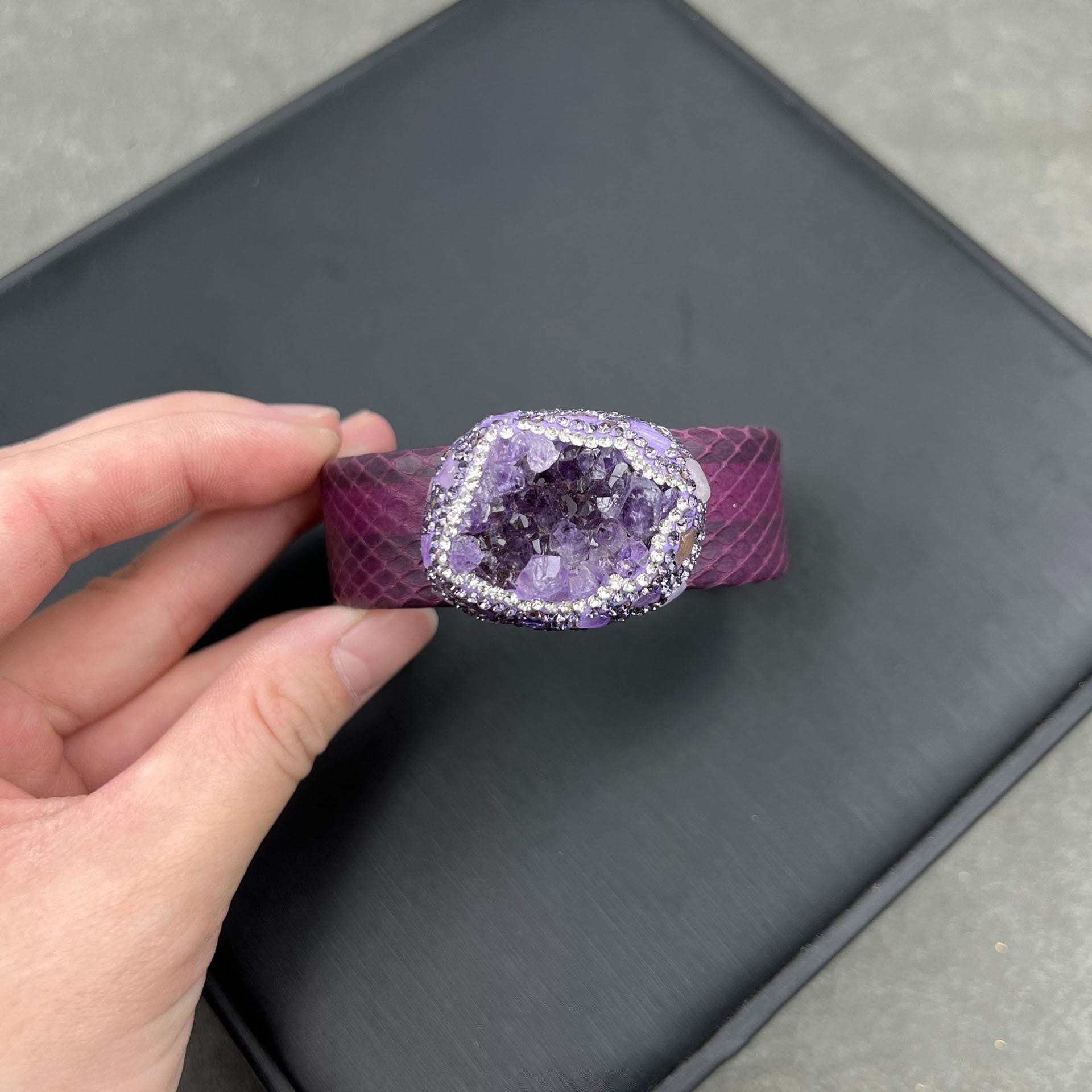 Natural Raw Gemstone Amethyst Jewellery