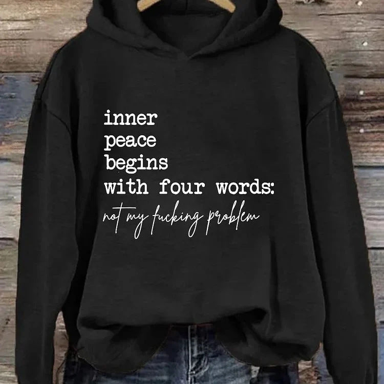 Inner Peace Begins With Four Words Black