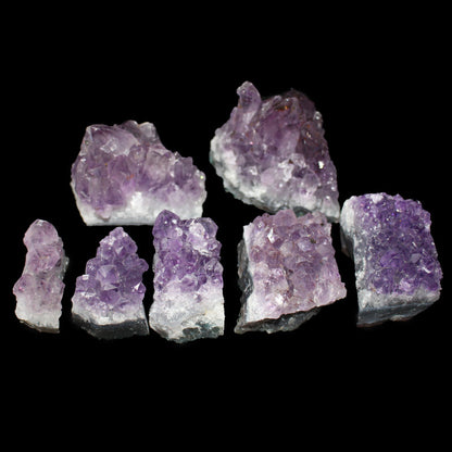 Natural Amethyst Raw Stone Crystal Cluster Craft