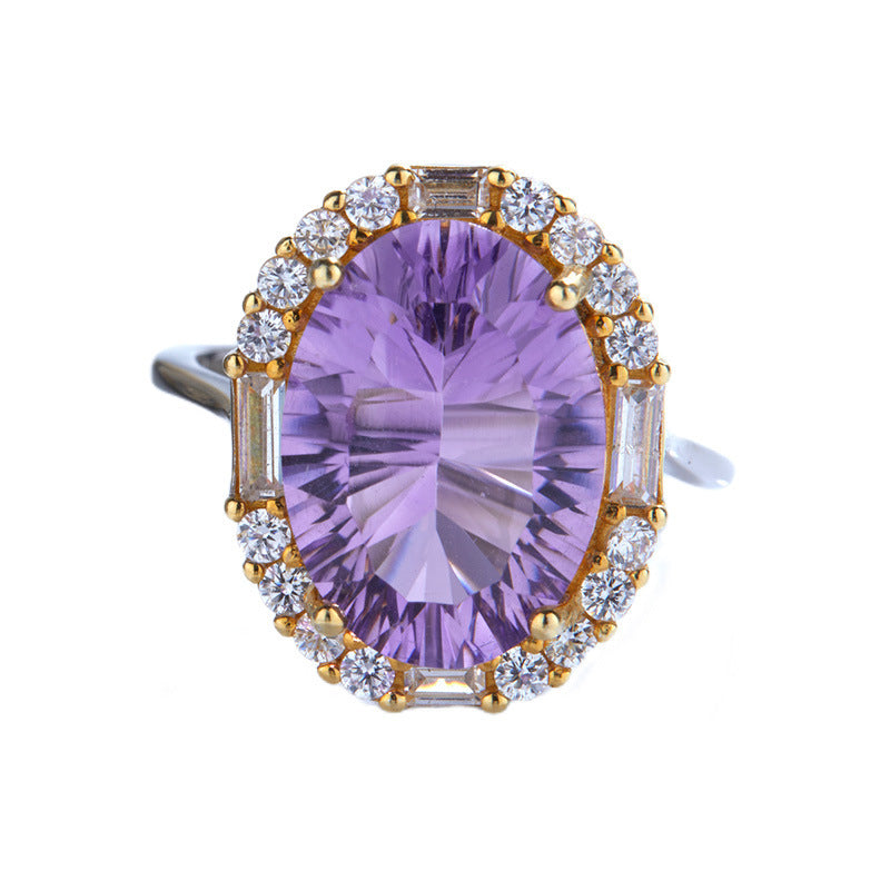 Natural Amethyst Ring