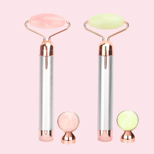 Electric Rose Quartz Facial Roller