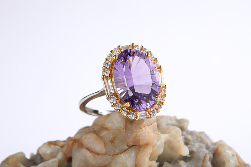 Natural Amethyst Ring