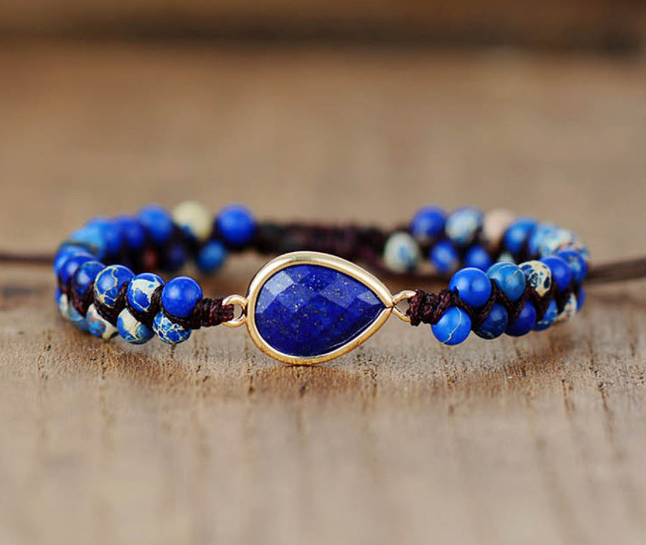 Friendship Lapis Lazuli Hand Woven Bracelet