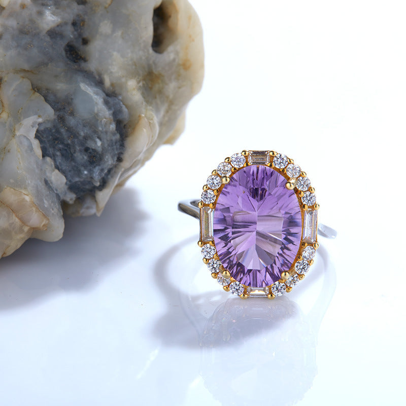 Natural Amethyst Ring