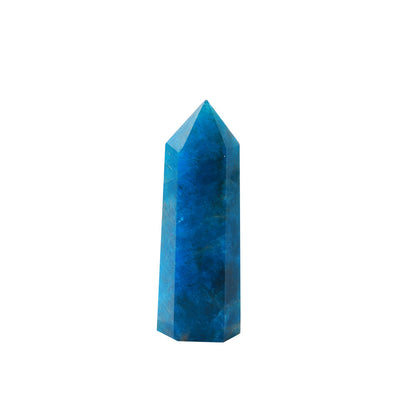 Blue Apatite Healing Tower Crystal Blue 1PC