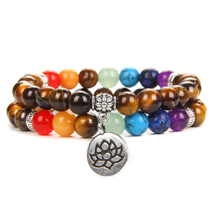 Seven Chakra Yoga Energy Bracelets M