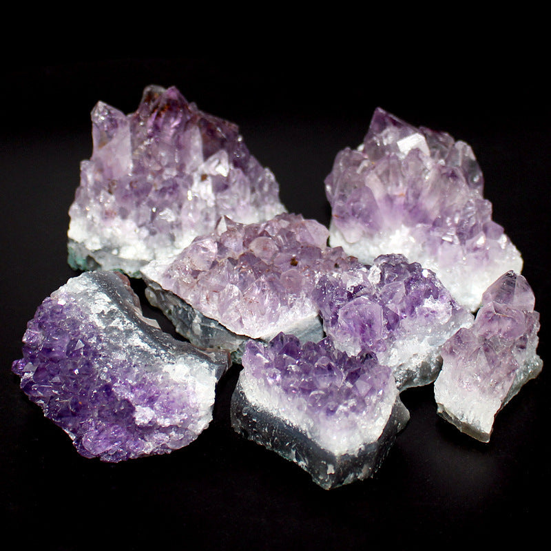 Natural Amethyst Raw Stone Crystal Cluster Craft 200to 300g