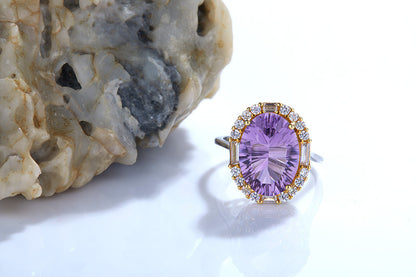 Natural Amethyst Ring