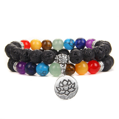 Seven Chakra Yoga Energy Bracelets K